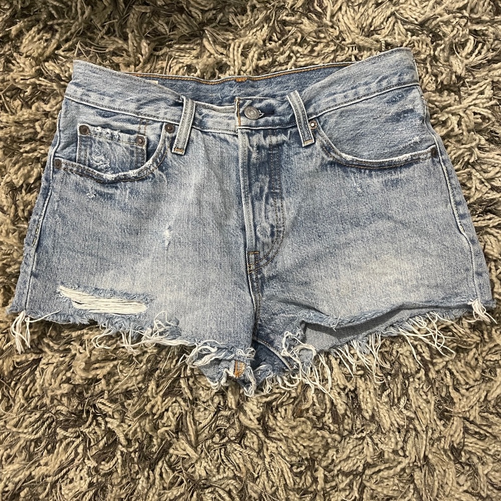 levi 501 jean shorts